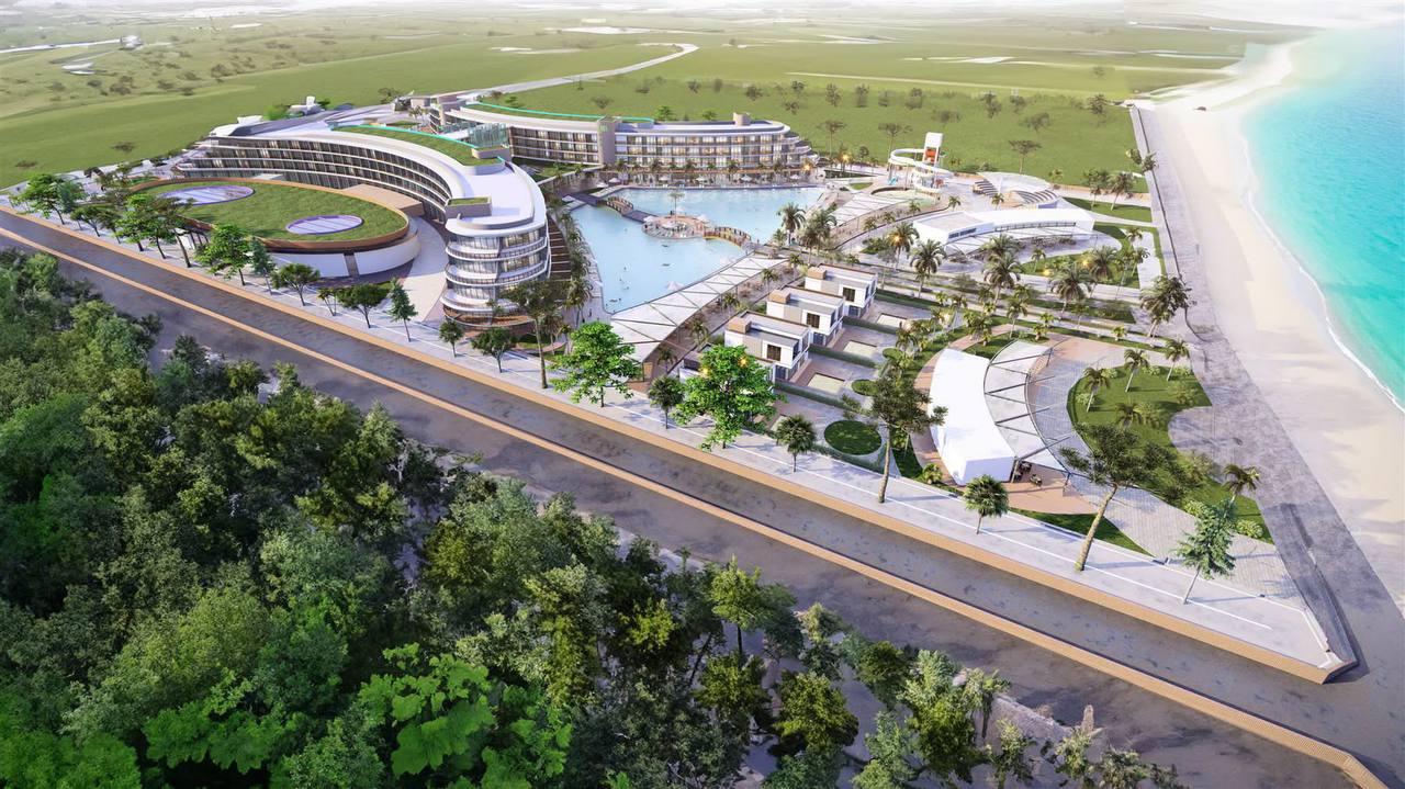 Koru Sahili'nde planlanan otel projelerinden birinin render görüntüsü