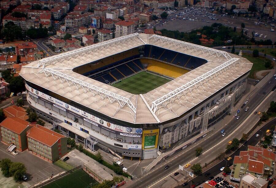 Fenerbahçe Şükrü Saracoğlu Stadyumu hava görüntüsü