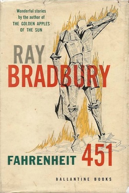 Fahrenheit 451 kitap kapağı