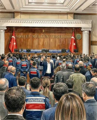 Ekrem İmamoğlu duruşma, İstanbul Adliyesi