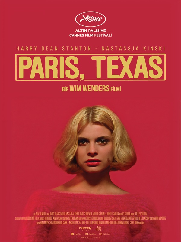 Paris, Texas film afişi