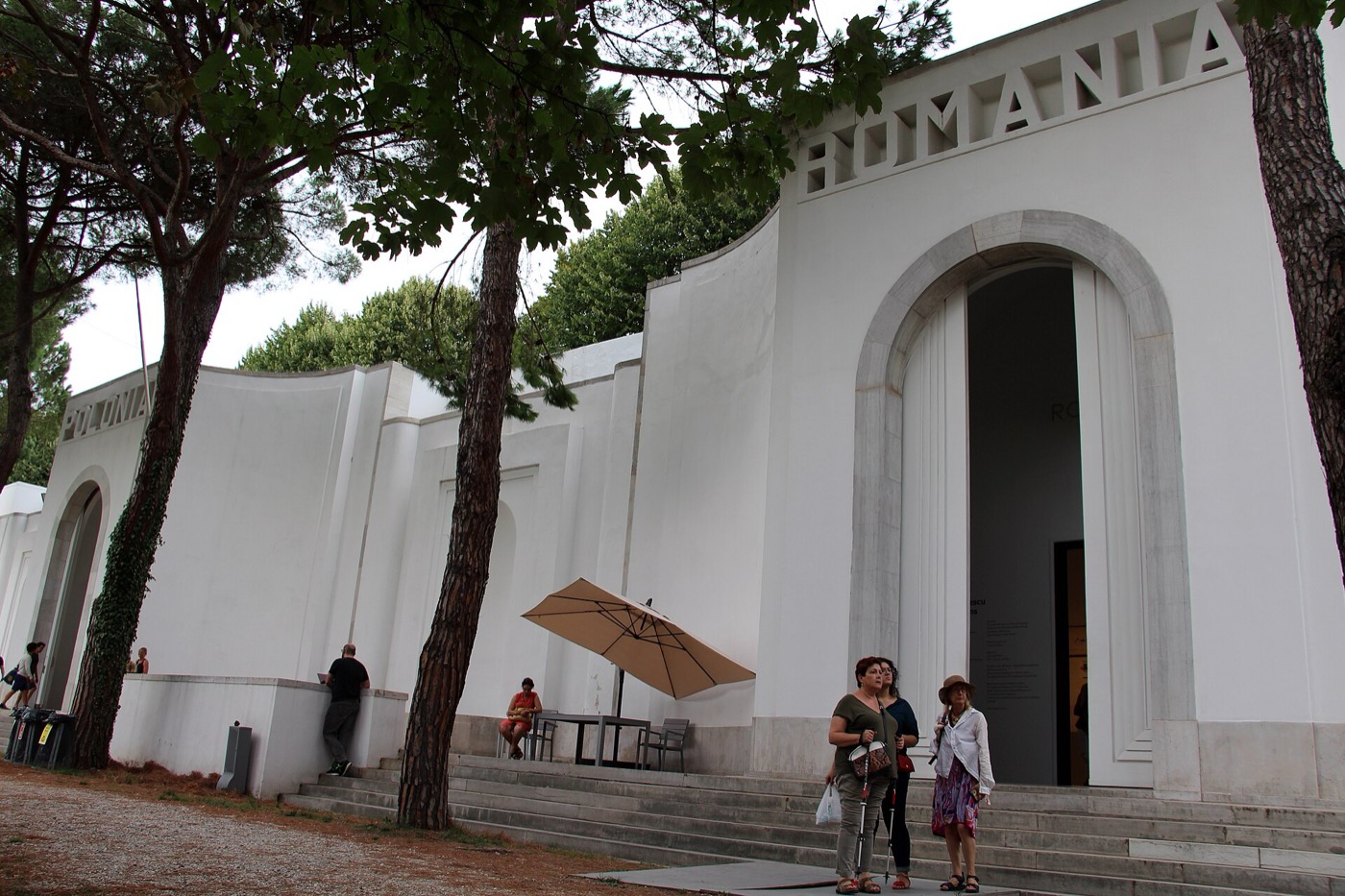 Venedik Bienali'nin ulusal pavyonlarının bulunduğu Giardini bölgesi