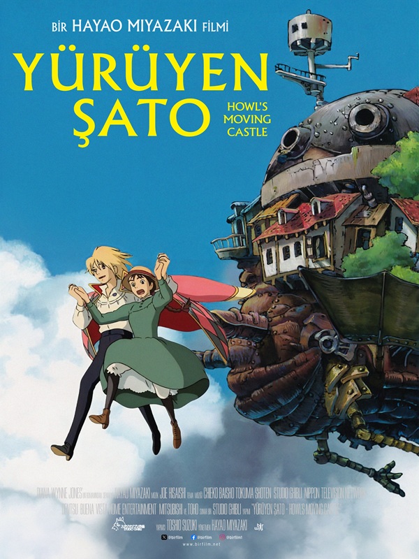 Yürüyen Şato Howl's Moving Castle film afişi